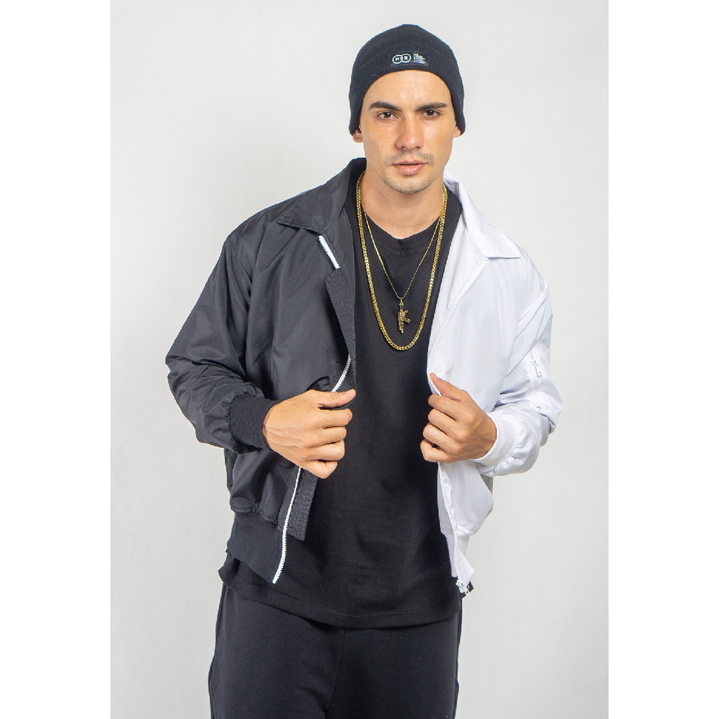 OCWA JOKER BOMBER JACKET BLACK WHITE