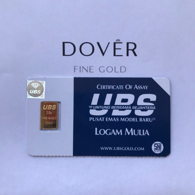 LOGAM MULIA UBS SNI 1 GRAM | Shopee Indonesia