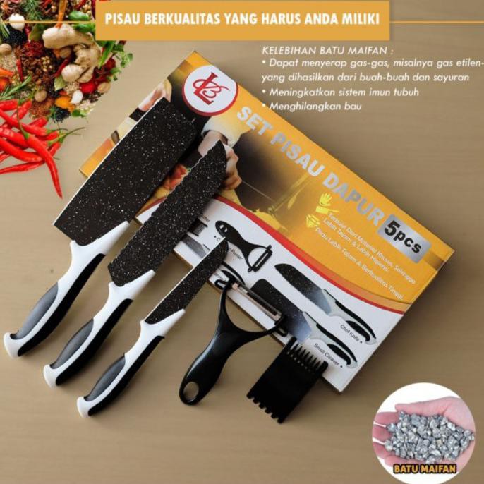 Promo Pisau Dapur set super tajam Pisau set