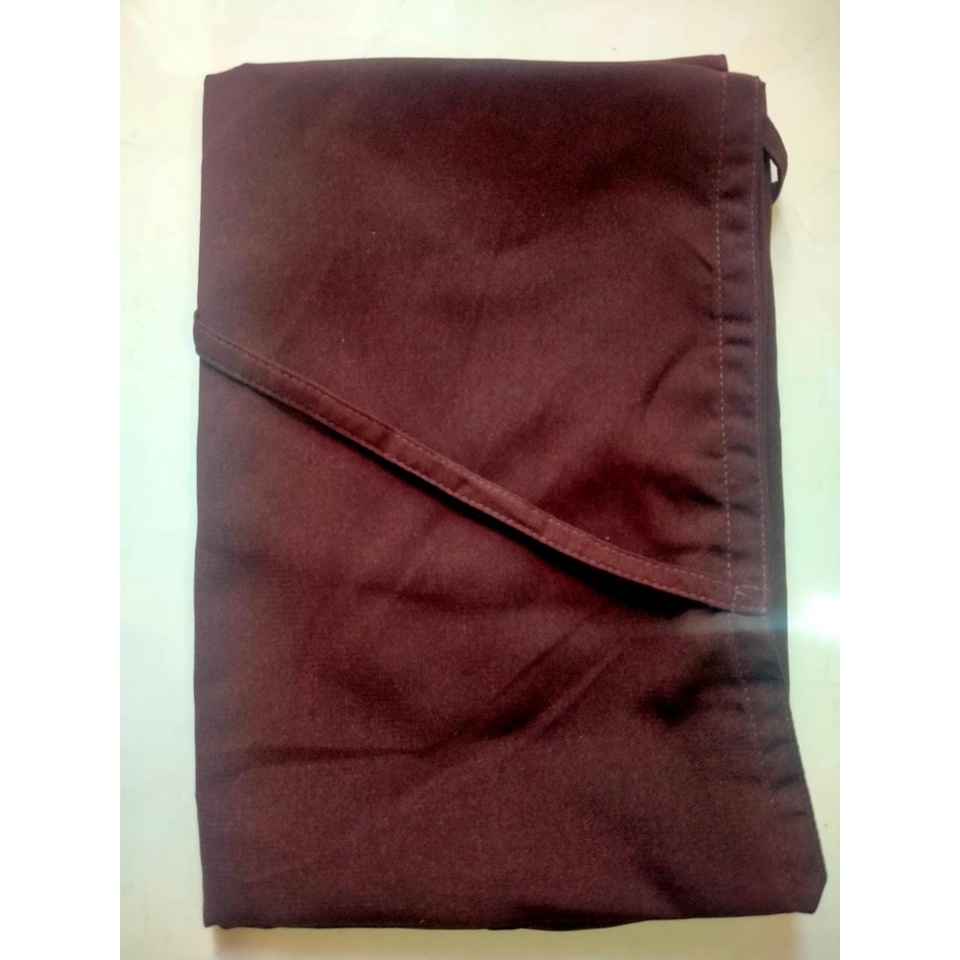 KERUDUNG BERGO MARYAM XL WOLFIS HIJAB INSTAN-Coklat Pramuka