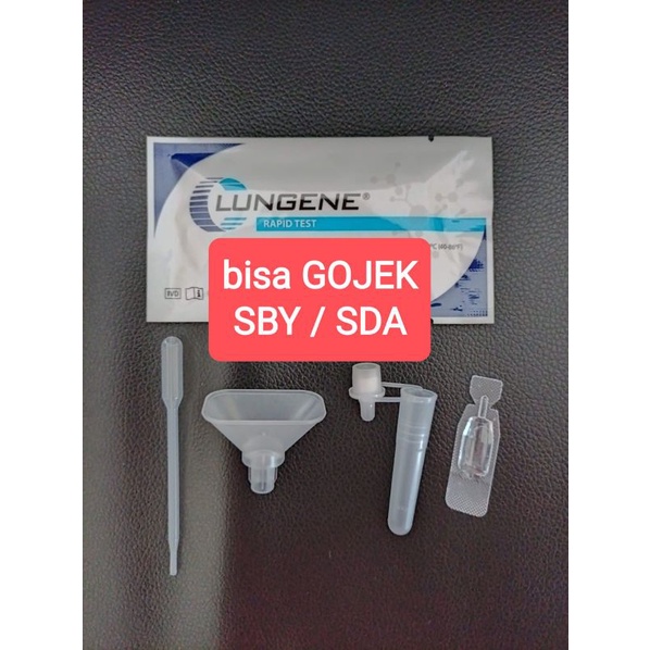 Rapid test antigen Lungene saliva air liur / ludah  / Clungene