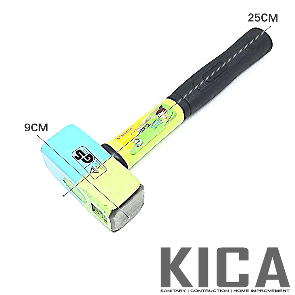 PALU BATU / PALU BODEM / PALU BOBOK BETON MARTIL 3 LBS STAMVICK