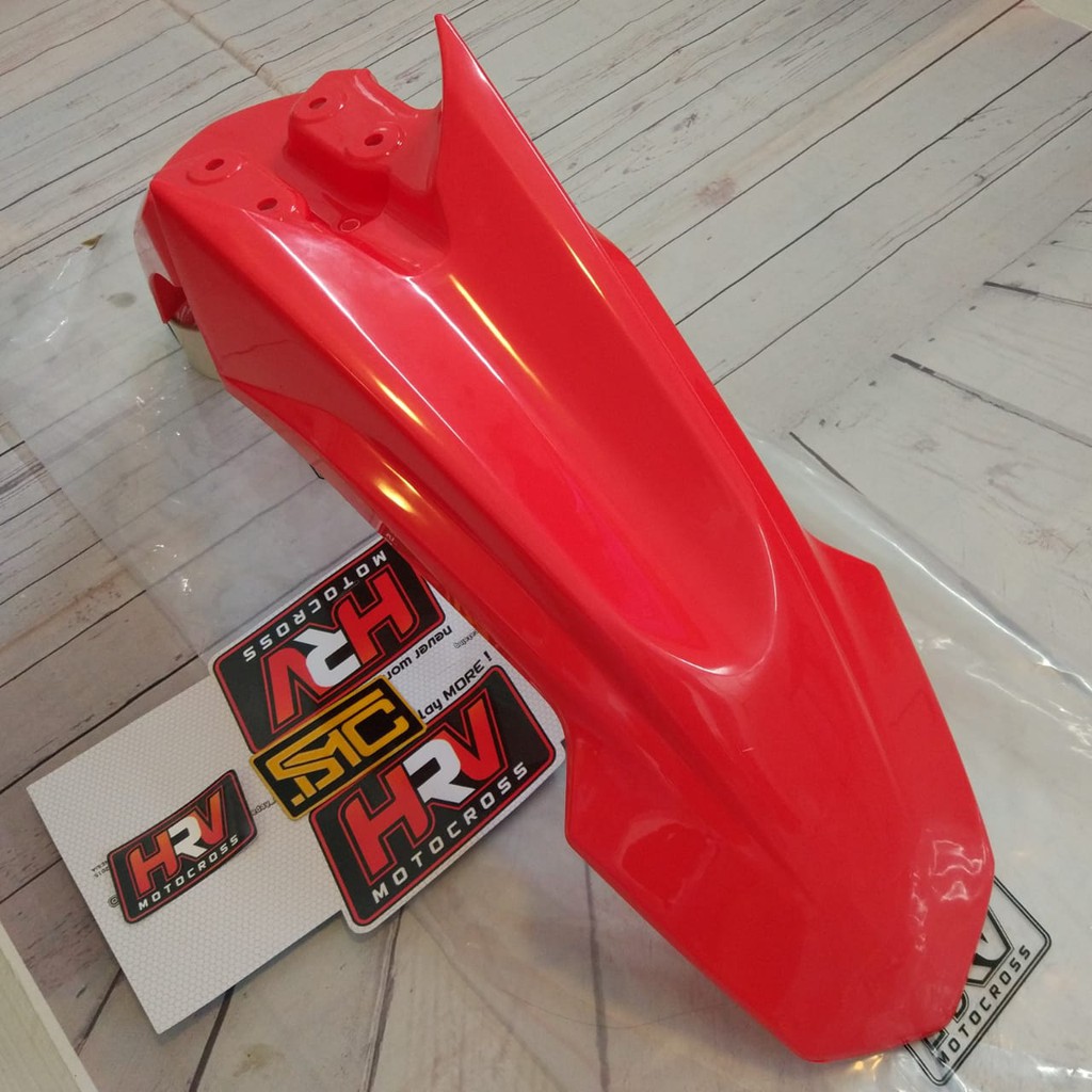 Spakbor Depan / Front Fender Honda CRF 150 tahun 2018 Merah HRV Motocross