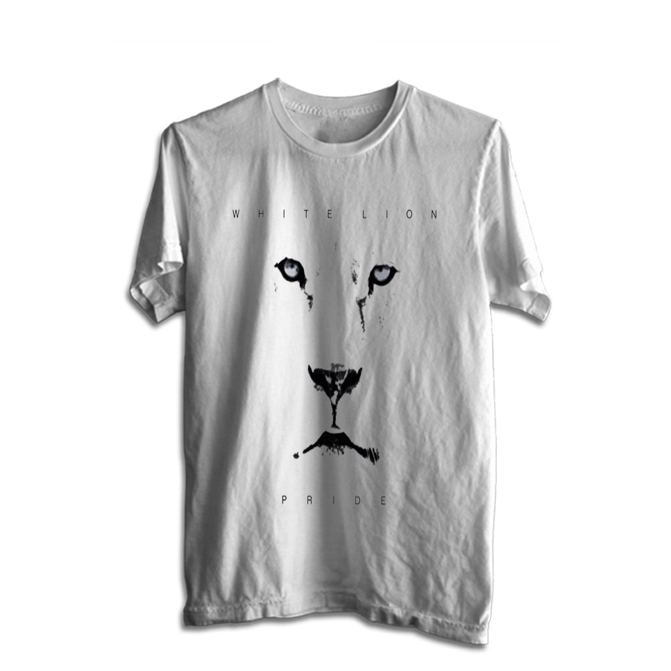 KAOS BAND WHITE LION TSHIRT MUSIK ROCK WHITE 13