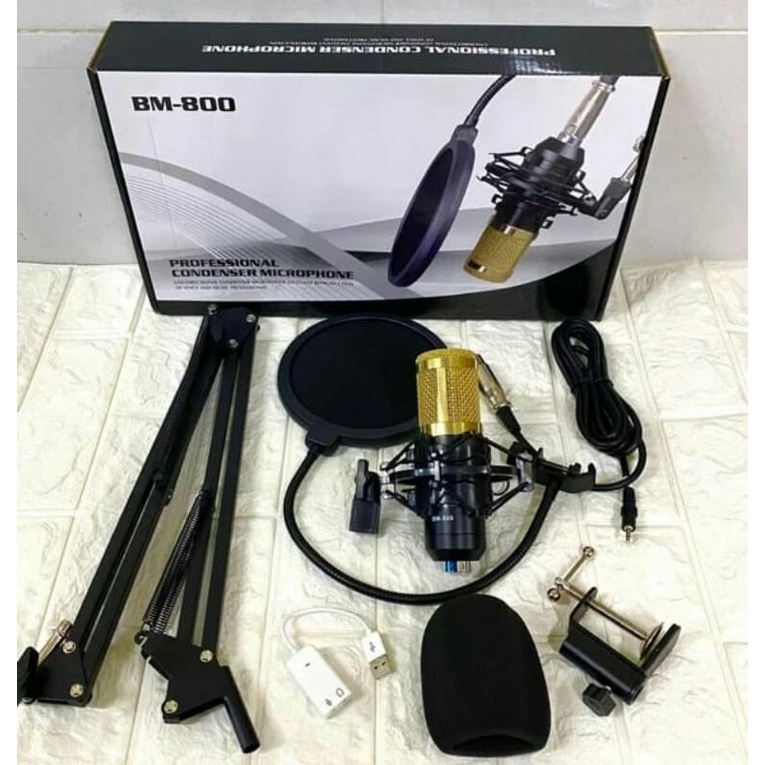 Mic Recording BM-800 Lengkap