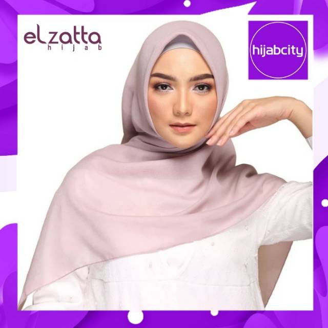  KERUDUNG  SEGIEMPAT ELZATTA POLOS  KEISHA SADIA Shopee 