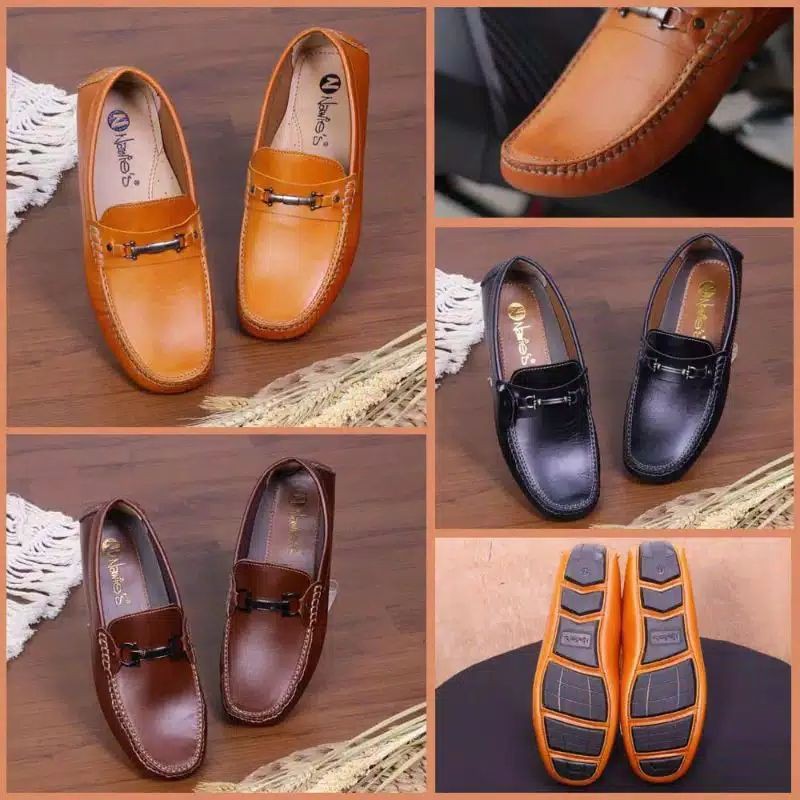 SEPATU SLIP ON CASUAL KULIT NAWIES