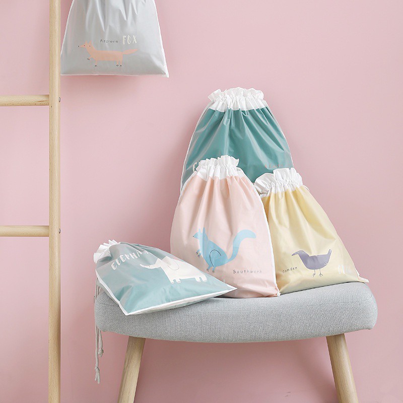 GO! PK058 P3 TRAVEL POUCH ORGANIZER ANIMAL SERBAGUNA TAS POUCH SERUT ANTI AIR MURAH COD