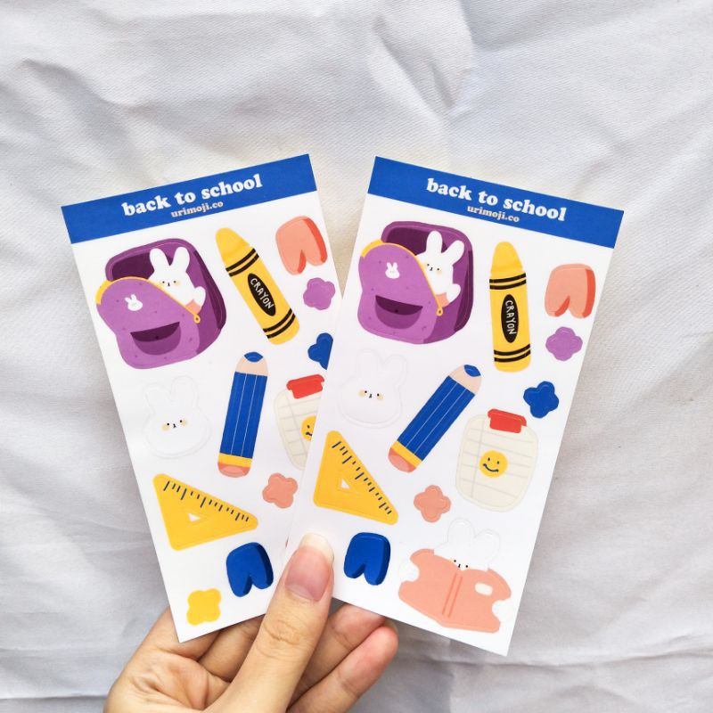 

URIMOJI.CO - Back to school sticker sheet