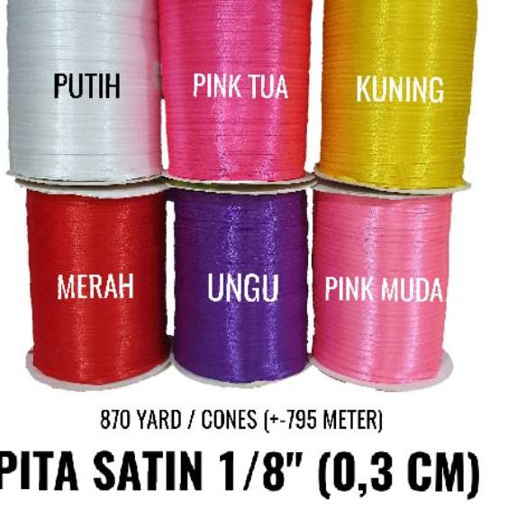 

WTS PITA SATIN 1/8" / ,3 CM @795 METER ✅