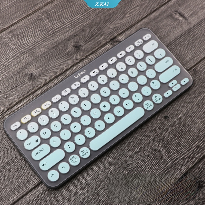 Cover Pelindung Keyboard Logitech K380 Bahan Silikon Anti Air / Debu