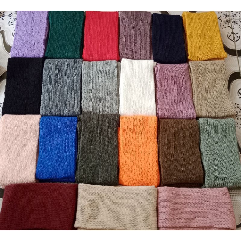 syal rajut aneka warna/ scraf