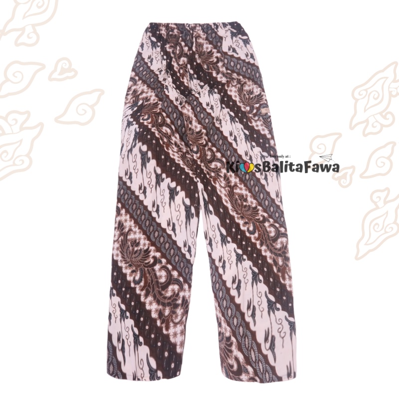 Celana Boim Batik Uk 6-8 Tahun / Celana Panjang Batik Anak Laki Harian Pants Santai