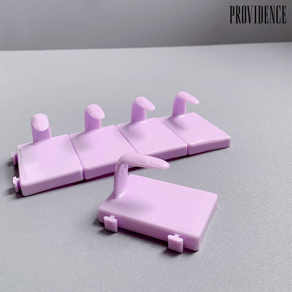 Providence 5pcs / Set Stand Holder Display Kuku Palsu Untuk Latihan Nail Art