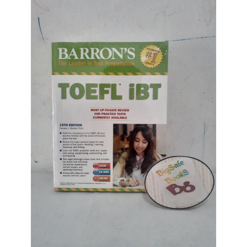 Barron's TOEFL iBT with CD-ROM and MP3 audio CDs, 15th edition - ORI