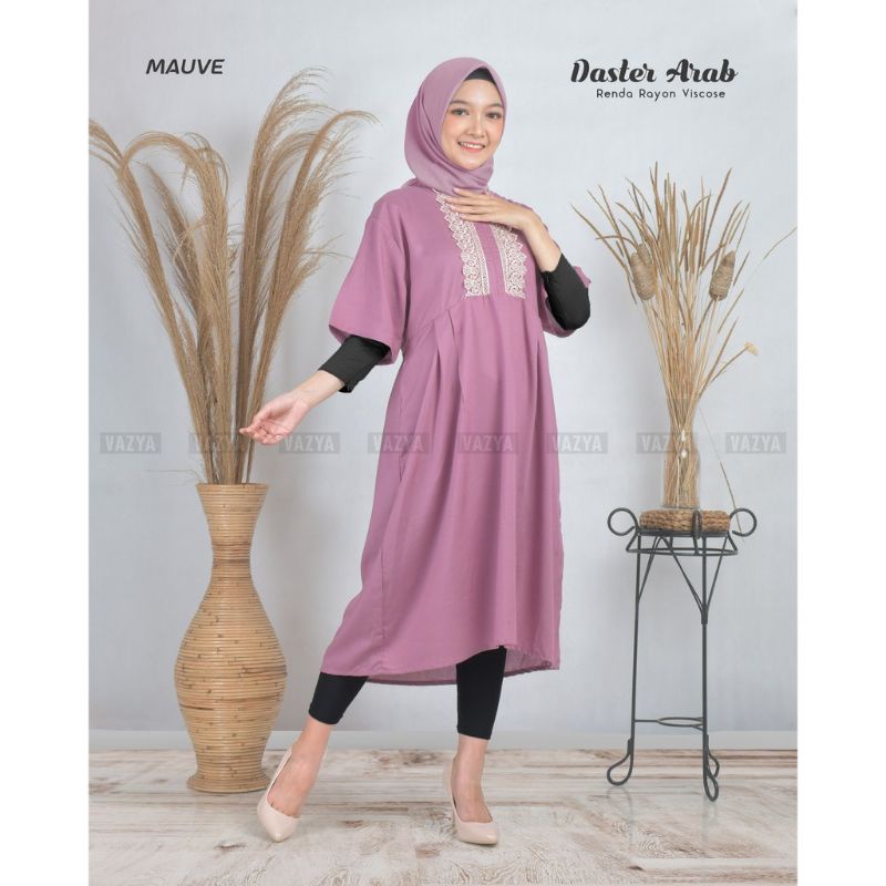 Daster Arab Renda Rayon Viscose