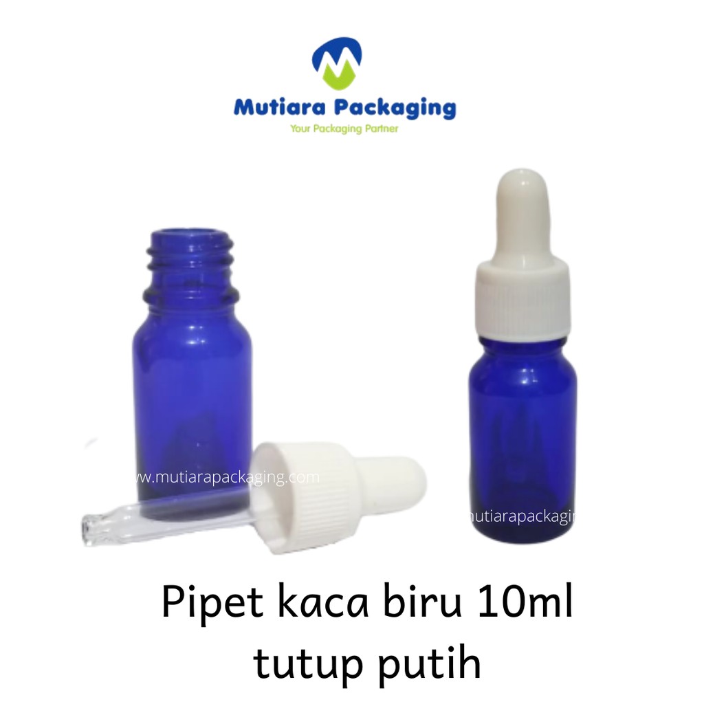 TERMURAH  BOTOL PIPET KACA BIRU 10ML / BOTOL KACA BIRU TEBAL / PIPET KACA 10ML - PIPET KACA TEBAL
