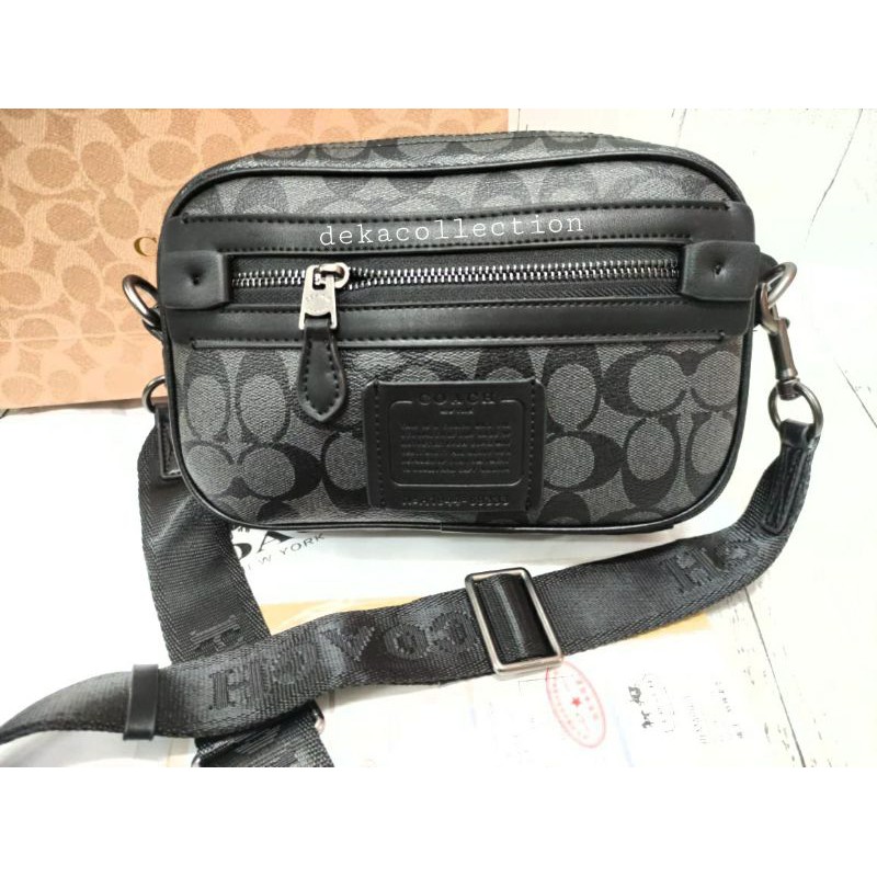 TAS SELEMPANG KULIT COACH PRIA WANITA CROSSBODY BAG COACH IMPORT