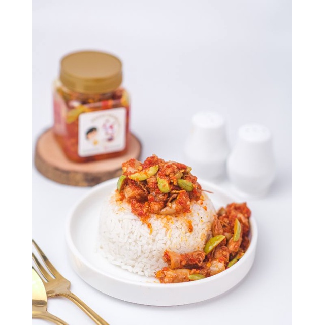 

Sambal Cumi Asin Pete