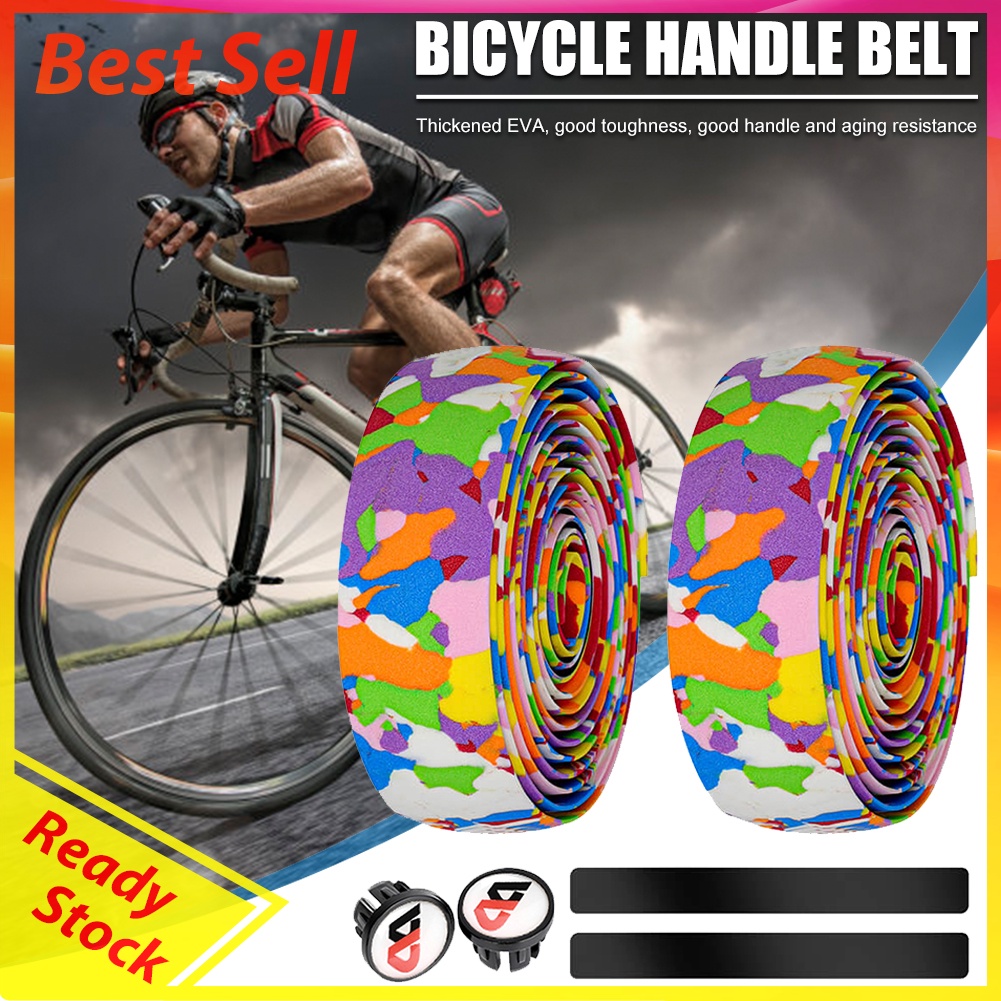 Road Bike Warning Alarm Bell Ring EVA MTB Bicycle Handlebar Tape Cover