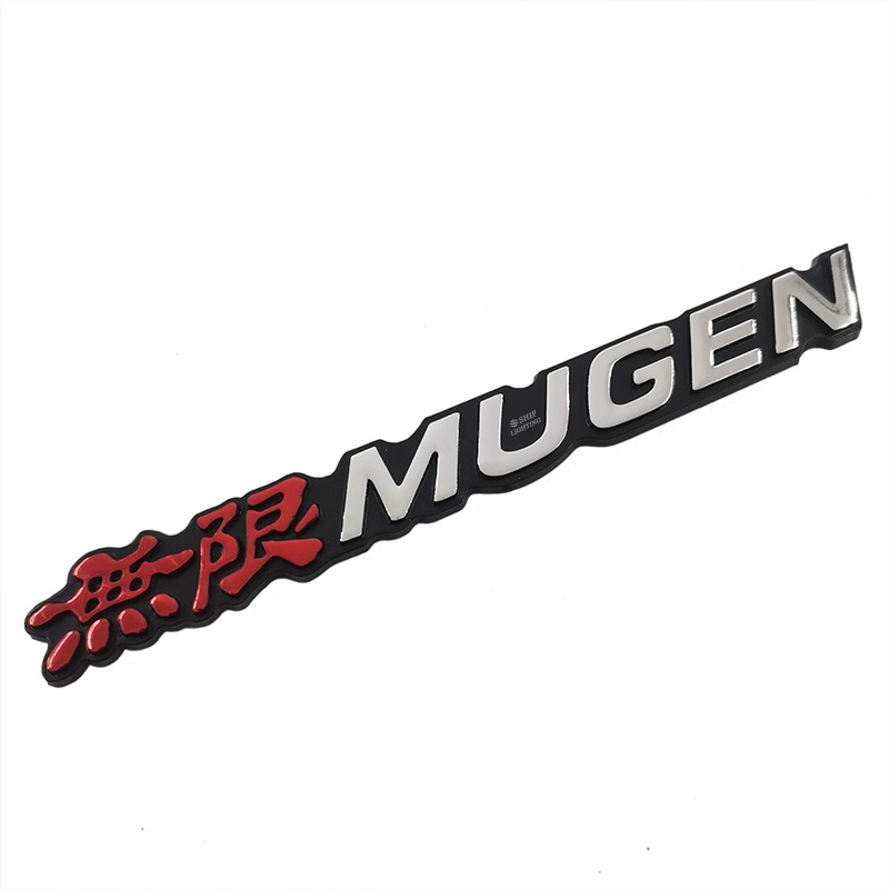 1pc Stiker Emblem Logo MUGEN Bahan ABS Untuk Dekorasi Mobil HONDA MUGEN