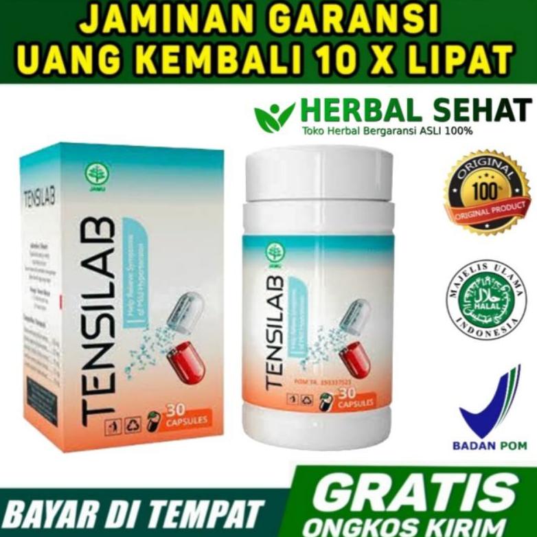 [PROMO MIC82] Tensilab Original Asli 100% Resmi BPOM Obat Hipertensi Herbal Terbaru