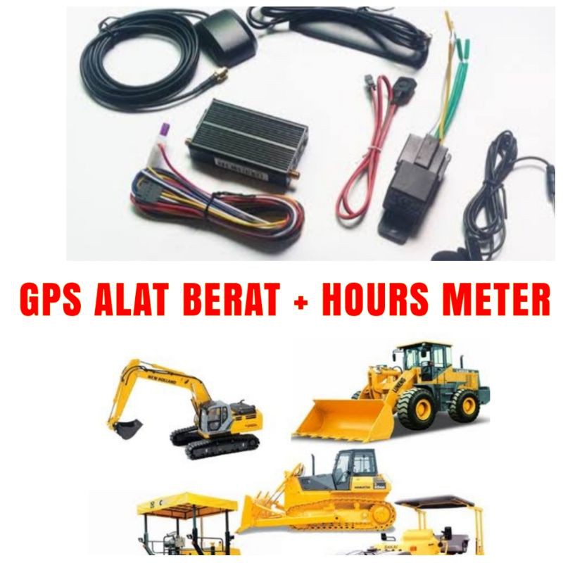 GPS tracking alat berat - GPS alat berat sensor HOURS METER