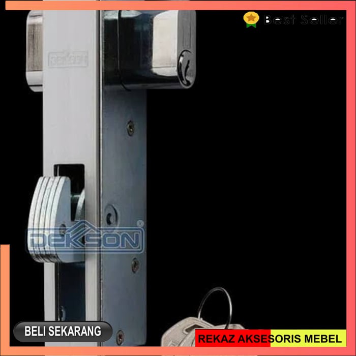 KUNCI PINTU SLIDING/KUNCI PINTU GESER ALUMINIUM DEKSON TIPE 8423