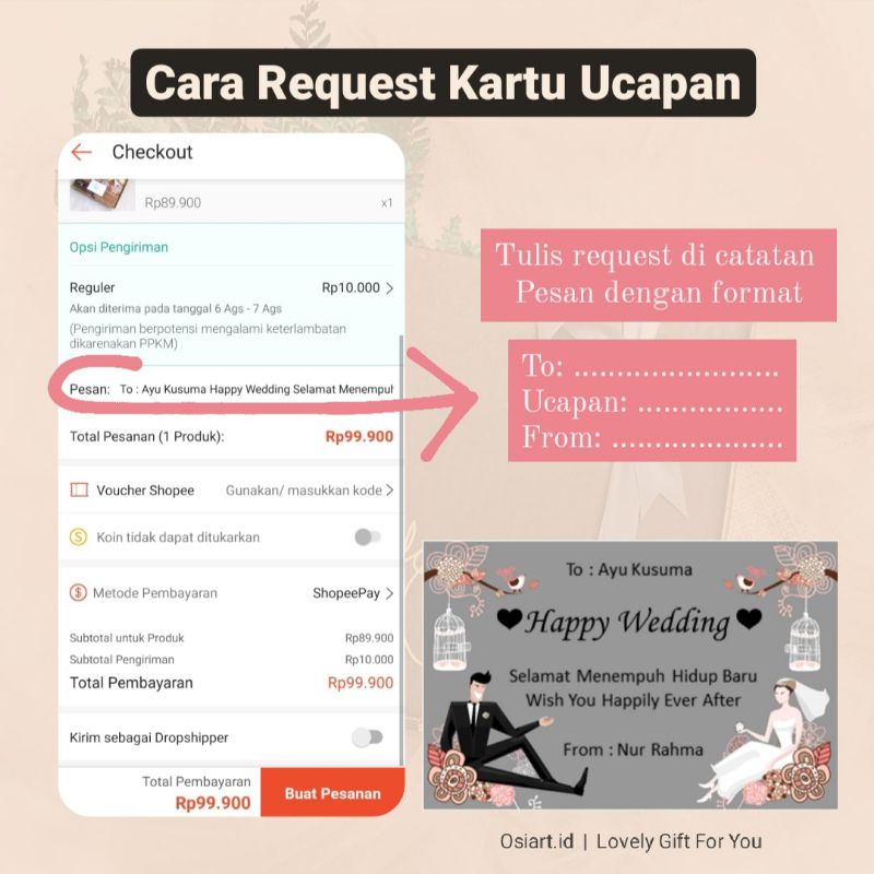 Osiart.id Kado Pernikahan Sajadah Dewasa Hadiah Pernikahan Kado Nikah Hampers Wedding Lebaran