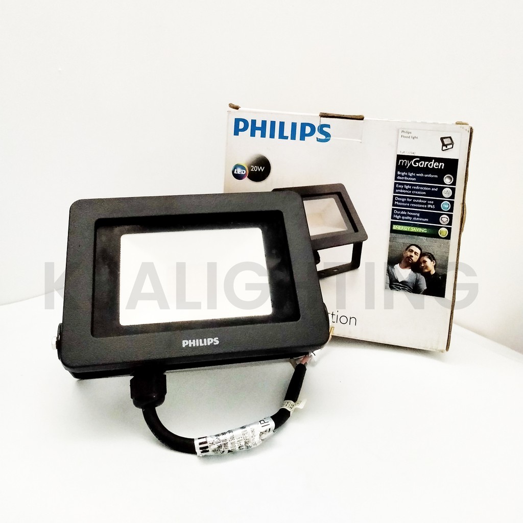 KAP SOROT FLOOD LIGHT LED PHILIPS TUFF 20 WATT WHITE