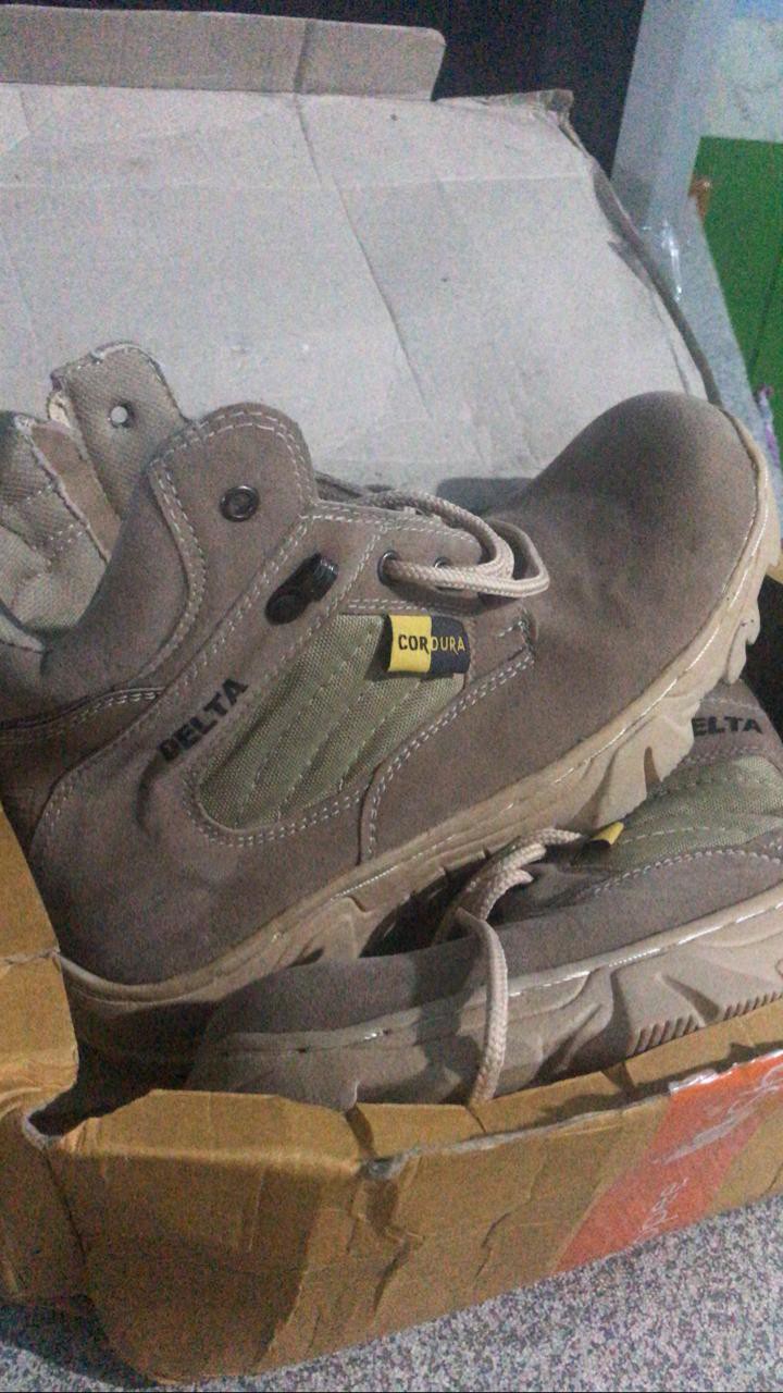  SEPATU  DELTA  CORDURA SEFTY PRIA UJUNG BESI SEFTY PDL 