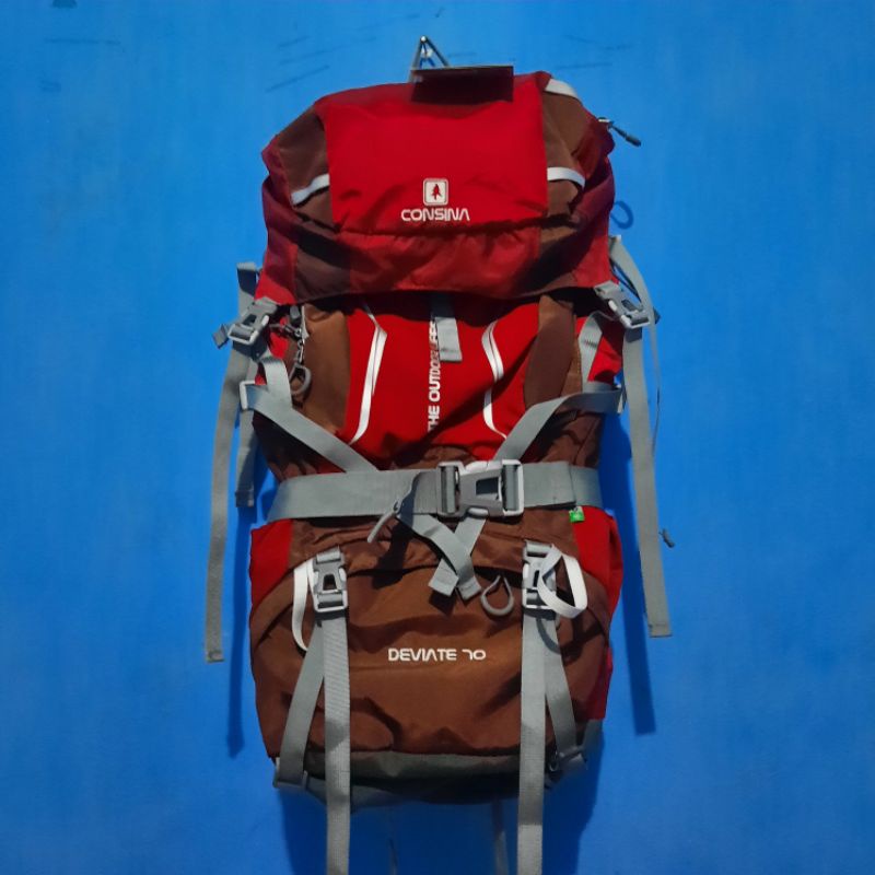 CARRIER CONSINA DEVIATE 70L INCLUDE RAIN COVER SERI TERBAIK