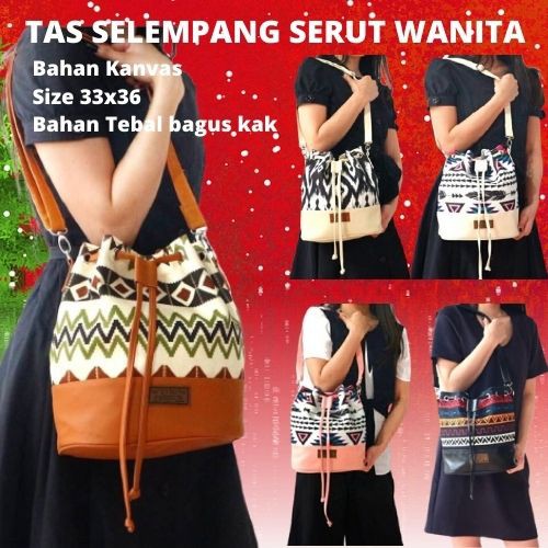 Tas Selempang Serut Wanita Murah Meriah Terbaru Kekinian Branded Jawa Timur