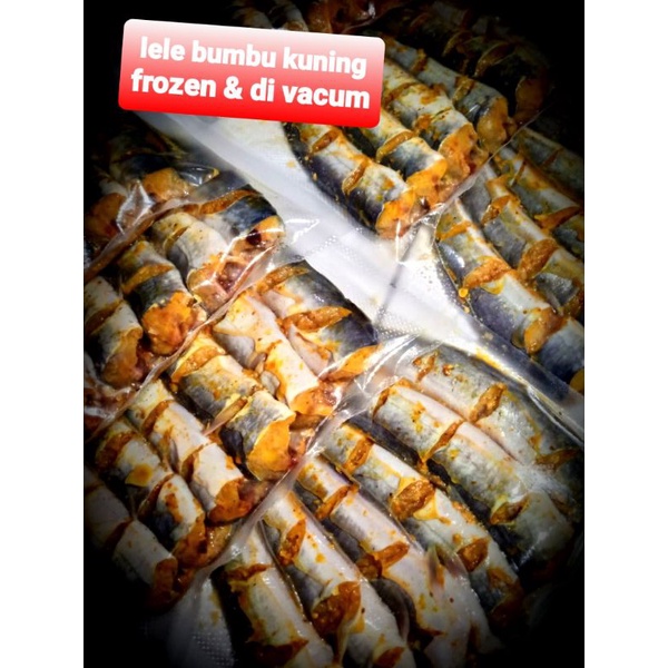 

lele bumbu kuning siap goreng