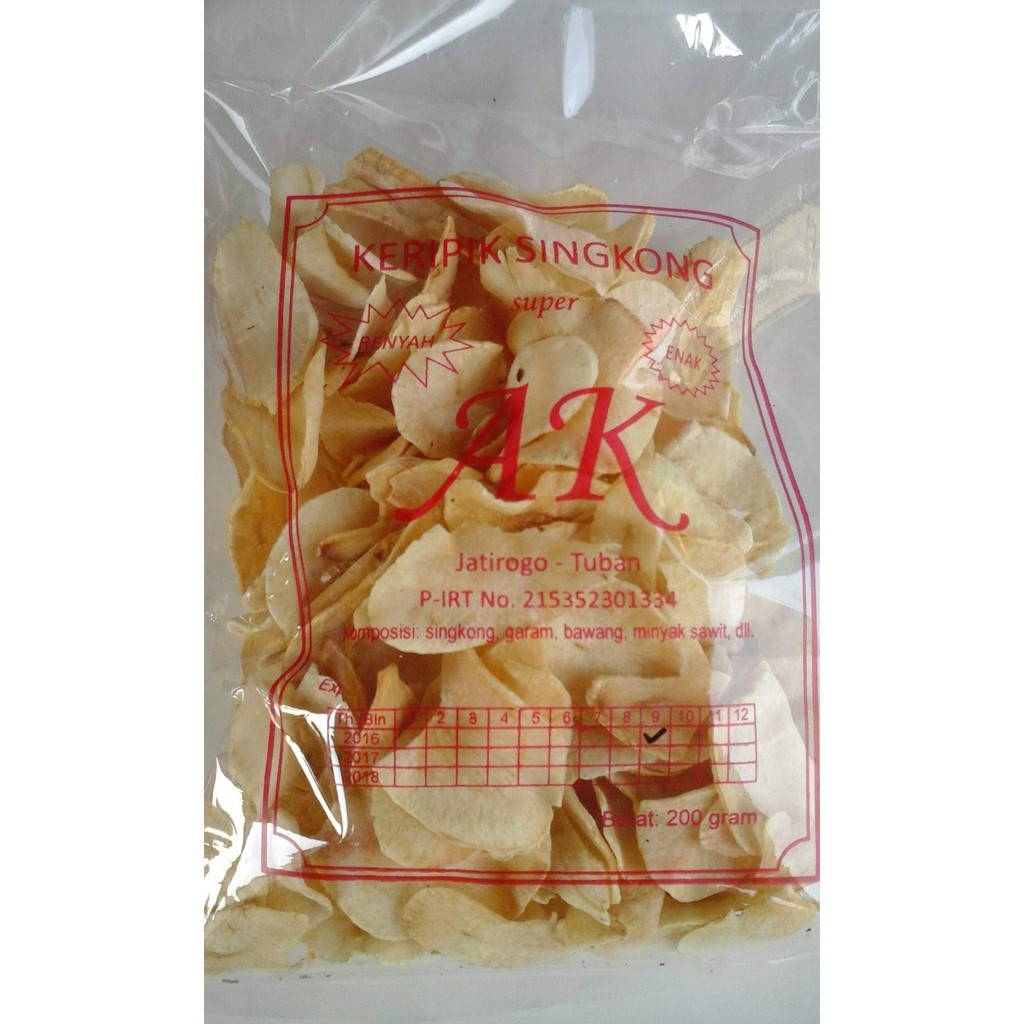 

keripik singkong cap AK