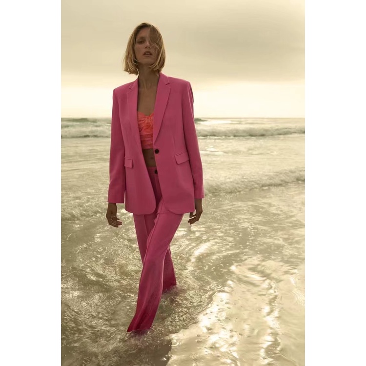 pink fuschia blazer