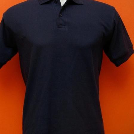 ❁ Kaos Polos Polo Cotton Pique Biru Dongker - Biru Dongker, S ✤