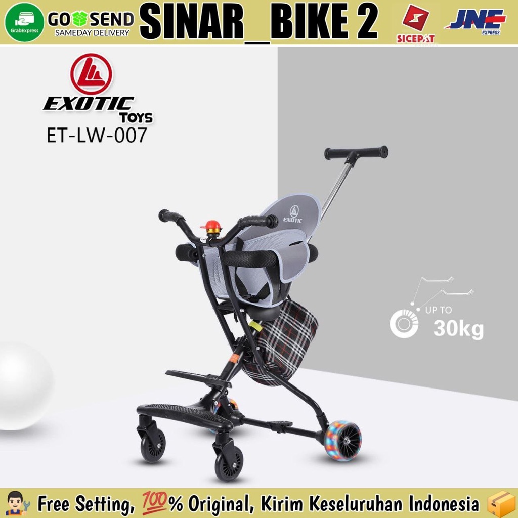 Magic Stroller Exotic LW-011 &amp; EXOTIC ET LW-007  Micro Trike Dorong Anak Bayi