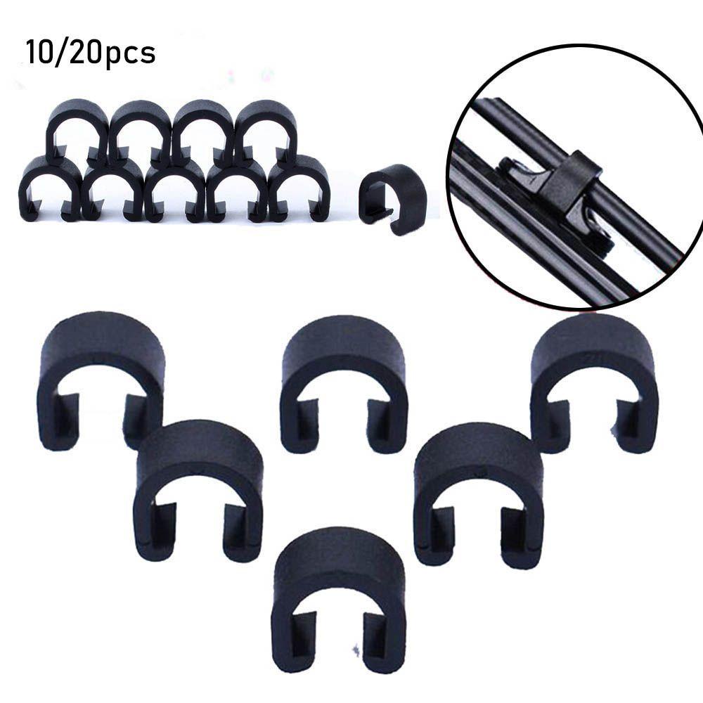 R-FLOWER 10 /20pcs C-buckle MTB Sepeda Jalan C-clips Plastik Pipa Garis Deduksi