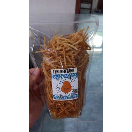 

teri kentang/ keripik teri kentang/ keripik kentang/ cemilan jadul / cemilan