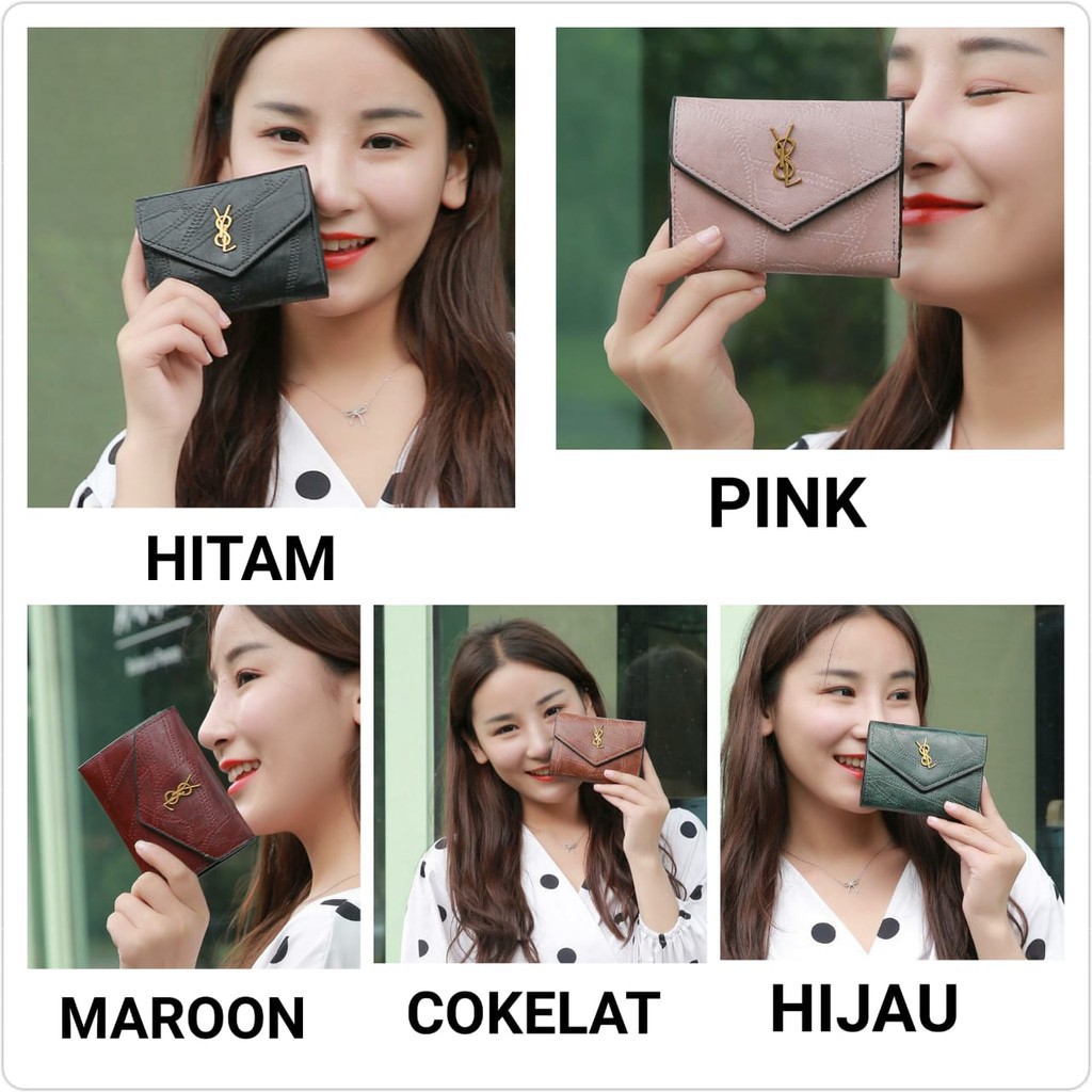 JY DP03 DOMPET LIPAT FASHION WANITA DOMPET IMPORT MURAH BATAM