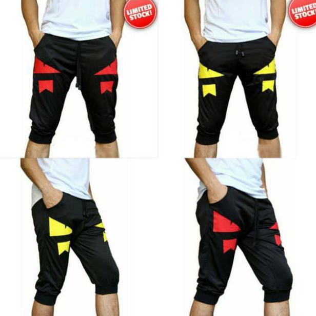 JOGGER PANTS / SWEATPANTS COWOK / JOGGER PANTS COWOK / JOGGER PANTS FENDI MONSTER PREMIUM