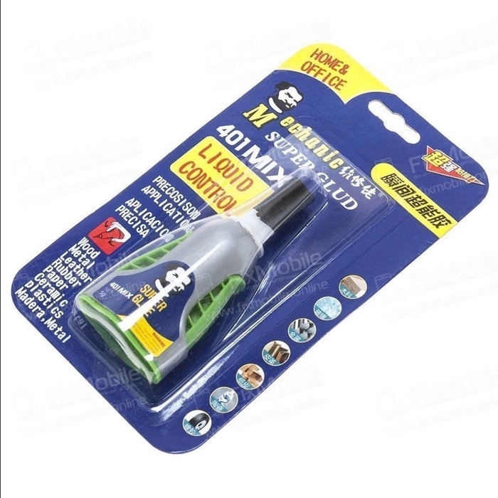 Original Mechanic 401MIX Lem Super Glue Lem Serbaguna Cepat Kering