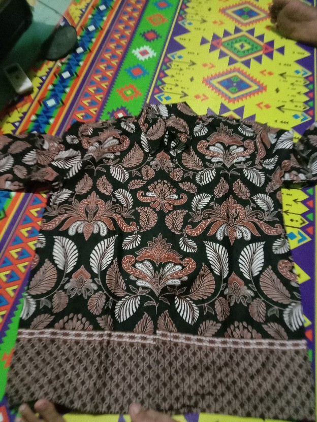 Maura Couple - Sania Ruffle Batik Couple Ori Ndoro Jowi Dnt Garansi