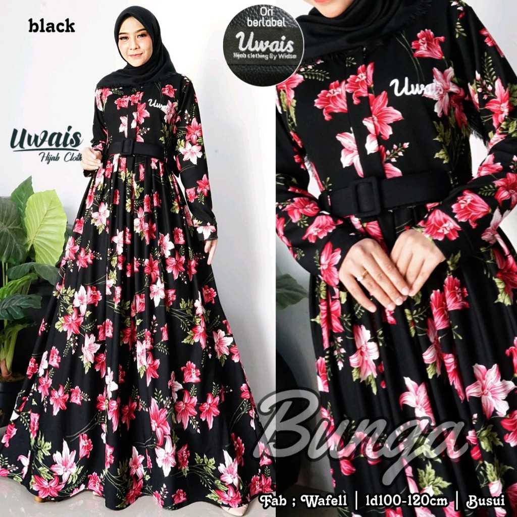 GAMIS BUNGA BY UWAIS