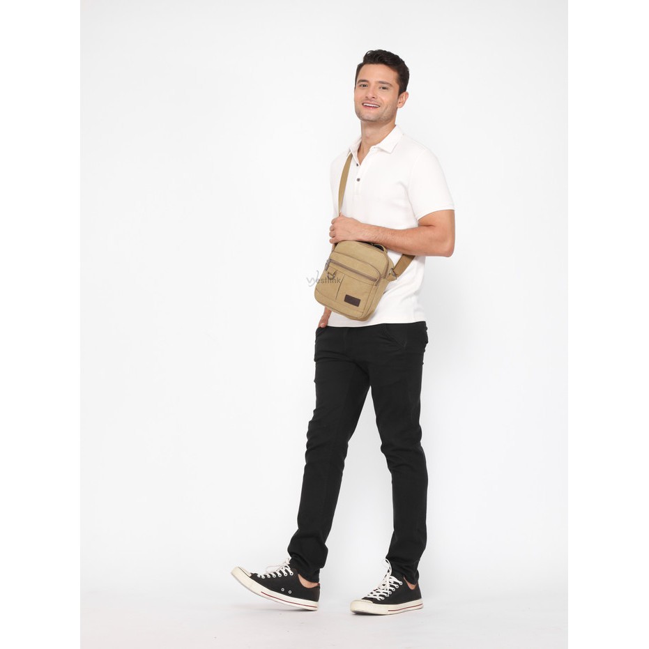 TAS SLEMPANG ANTI MALING LAKI-LAKI | TAS SELEMPANG KECIL BAHAN PARASUT