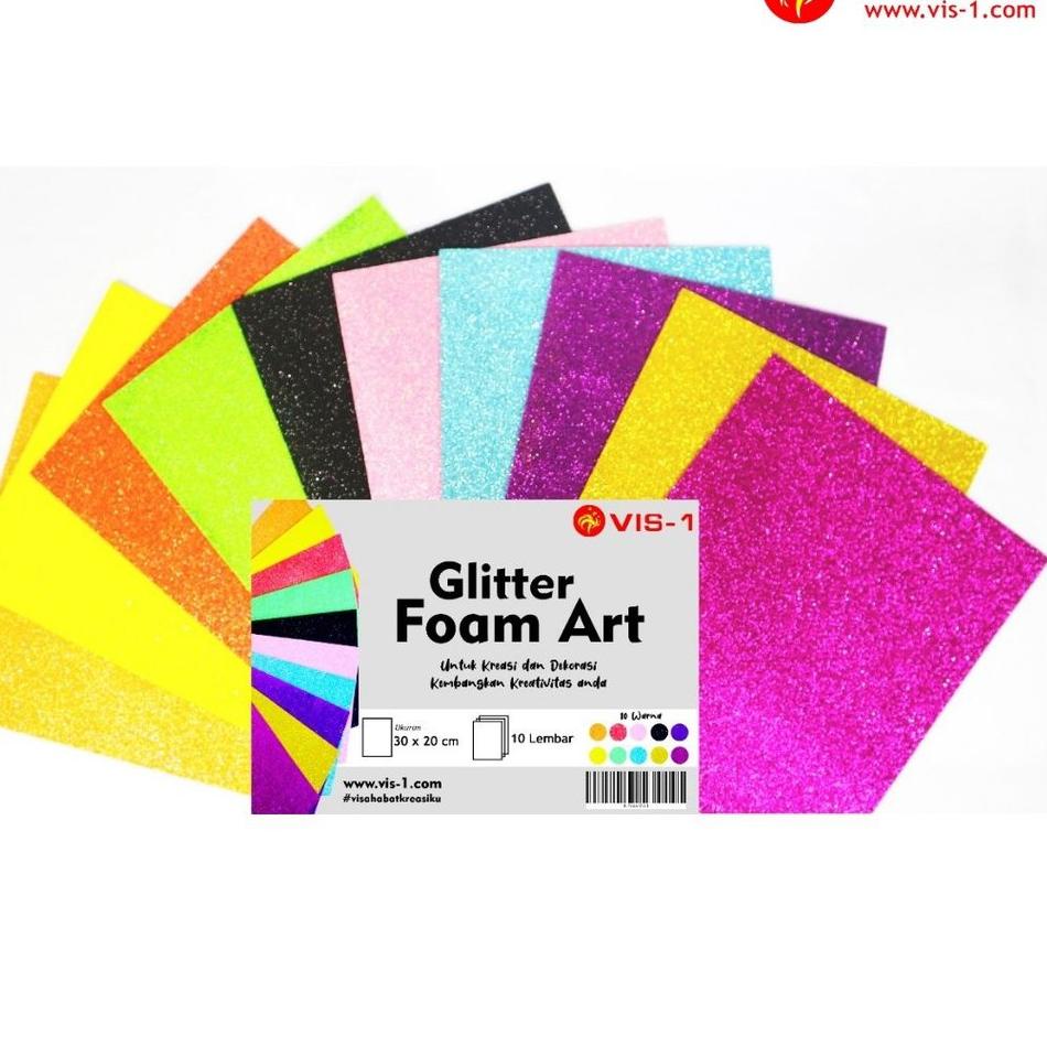 Big Promote Glitter Foam Art