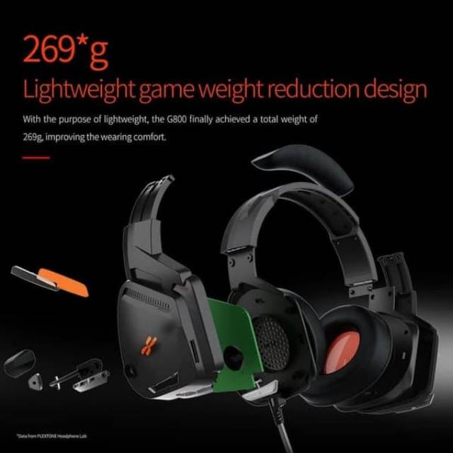 Wireless Plextone G800 Earphone Gaming Headset LED Light E-sports