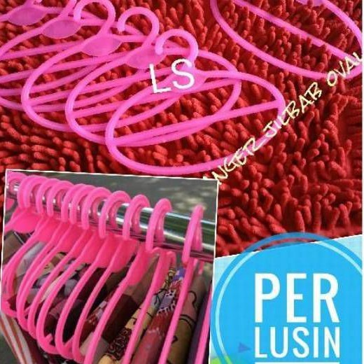 Hanger Oval Warna Per Lusin