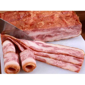 

BACON BABI - STD (Pork Bacon Aroma/ Daging Babi Asap) - FROZEN FOOD